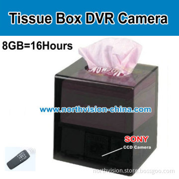 Tissue Box Camera DVR for Realtime Recording